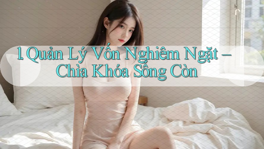 1. Quản Lý Vốn Nghiêm Ngặt – Chìa Khóa Sống Còn