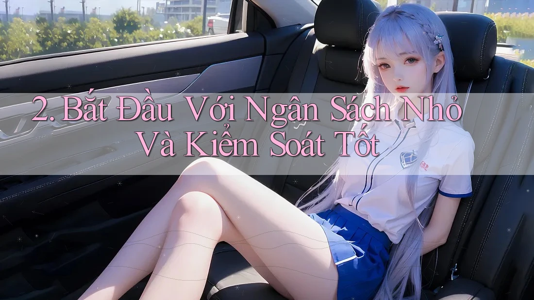 2. Bắt Đầu Với Ngân Sách Nhỏ Và Kiểm Soát Tốt