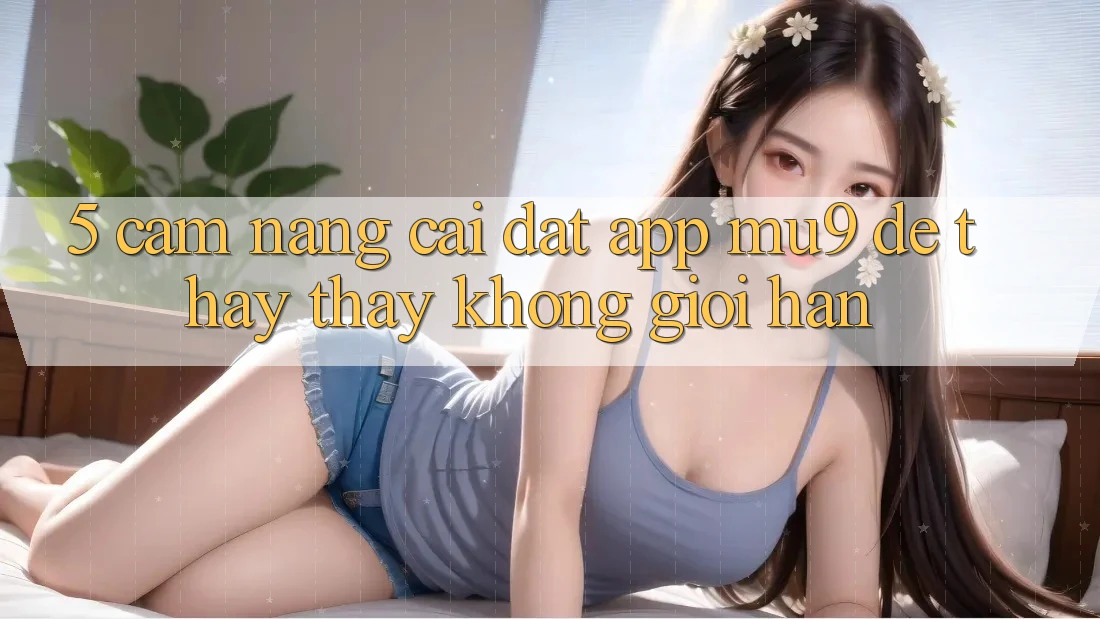 5. Cẩm nang Cài đặt App mu9 Để Thấy thấy Không Giới Hạn