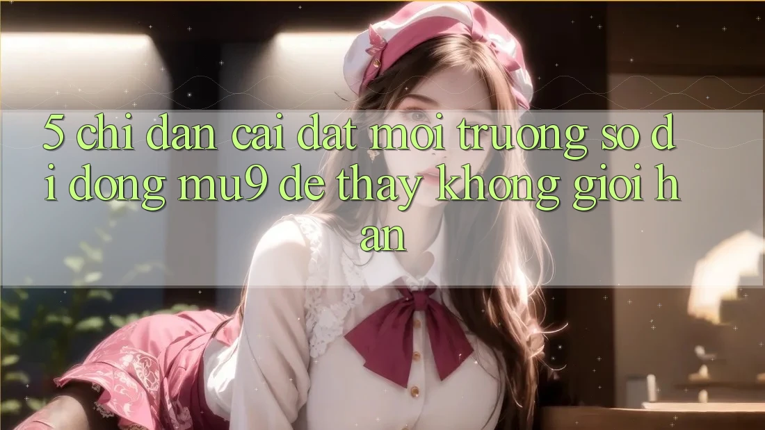 5. Chỉ dẫn Cài đặt Môi trường số di động mu9 Để Thấy Không Giới Hạn