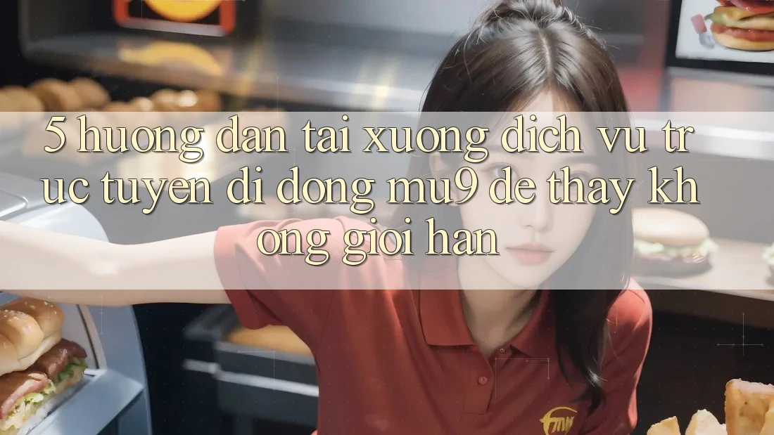5. Hướng Dẫn Tải xuống Dịch vụ trực tuyến di động mu9 Để Thấy Không Giới Hạn
