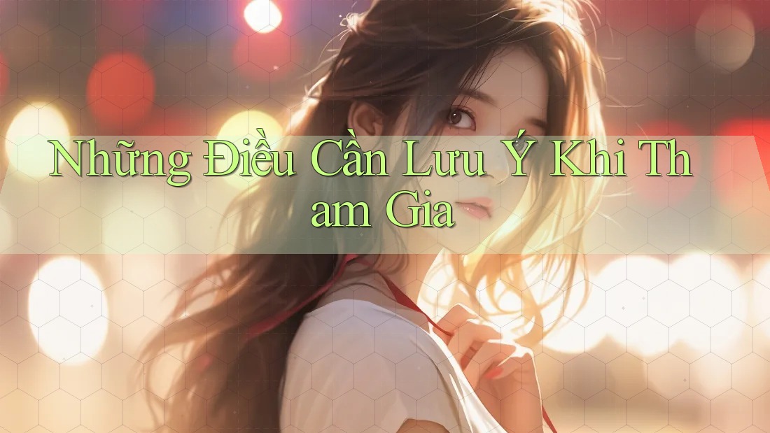 Những Điều Cần Lưu ý Khi Tham Gia