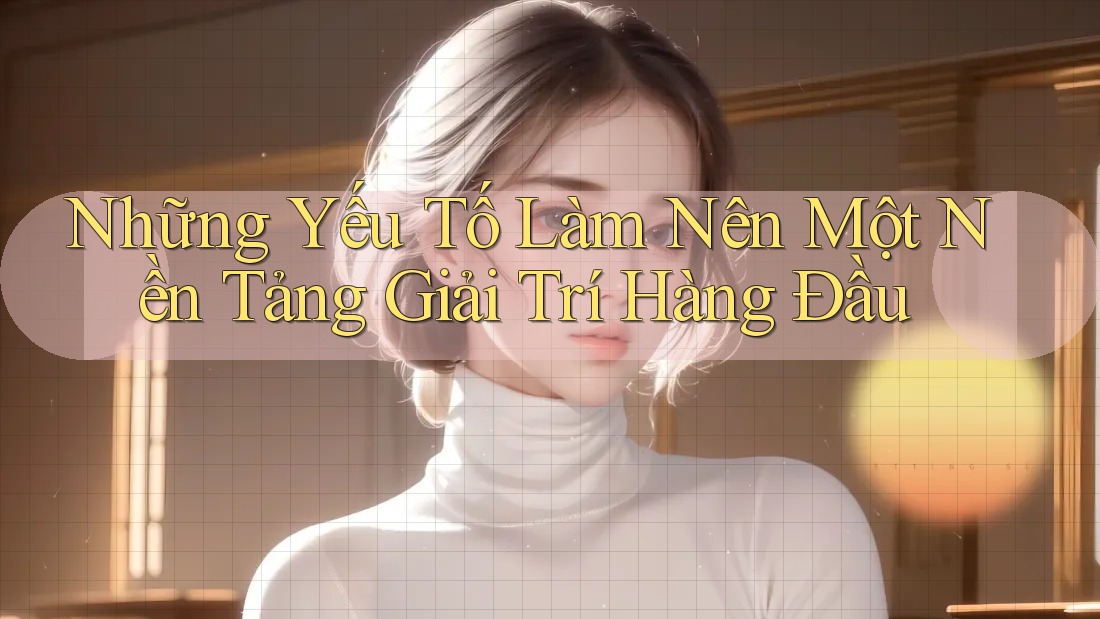 Những Yếu Tố Làm Nên Một Nền Tảng Giải Trí Hàng Đầu