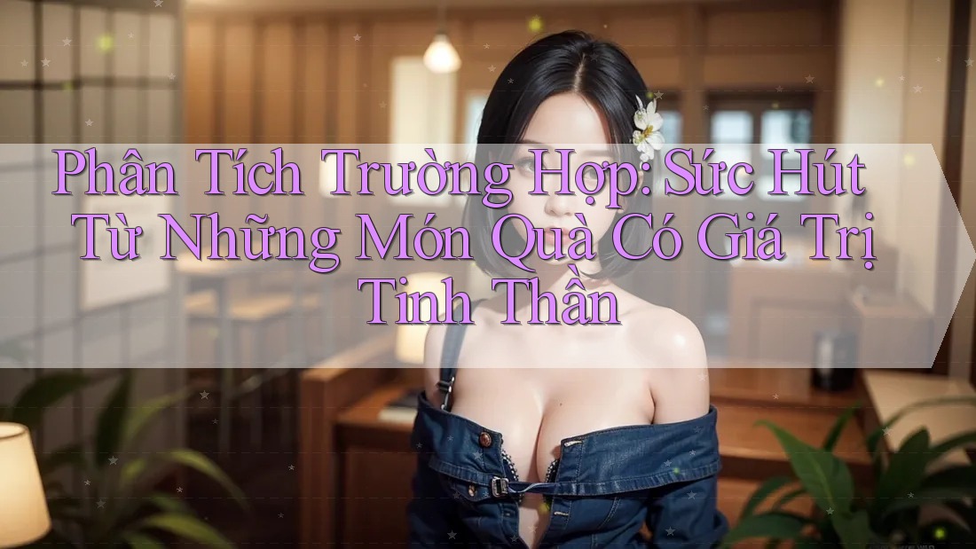 Phân Tích Trường Hợp: Sức Hút Từ Những Món Quà Có Giá Trị Tinh Thần
