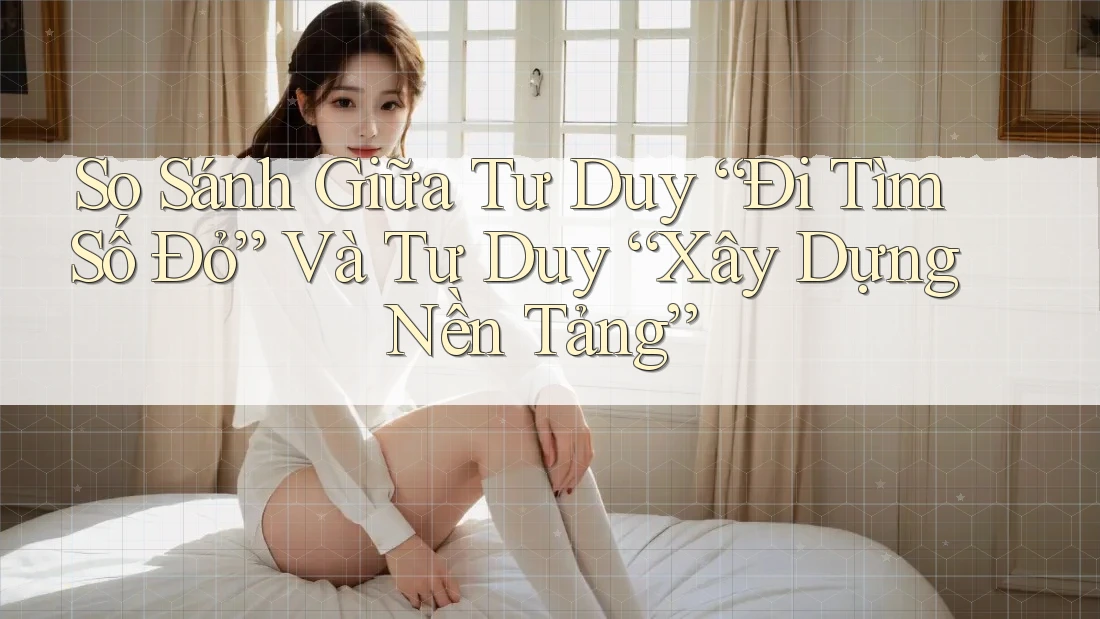 So Sánh Giữa Tư Duy “Đi Tìm Số Đỏ” Và Tư Duy “Xây Dựng Nền Tảng”
