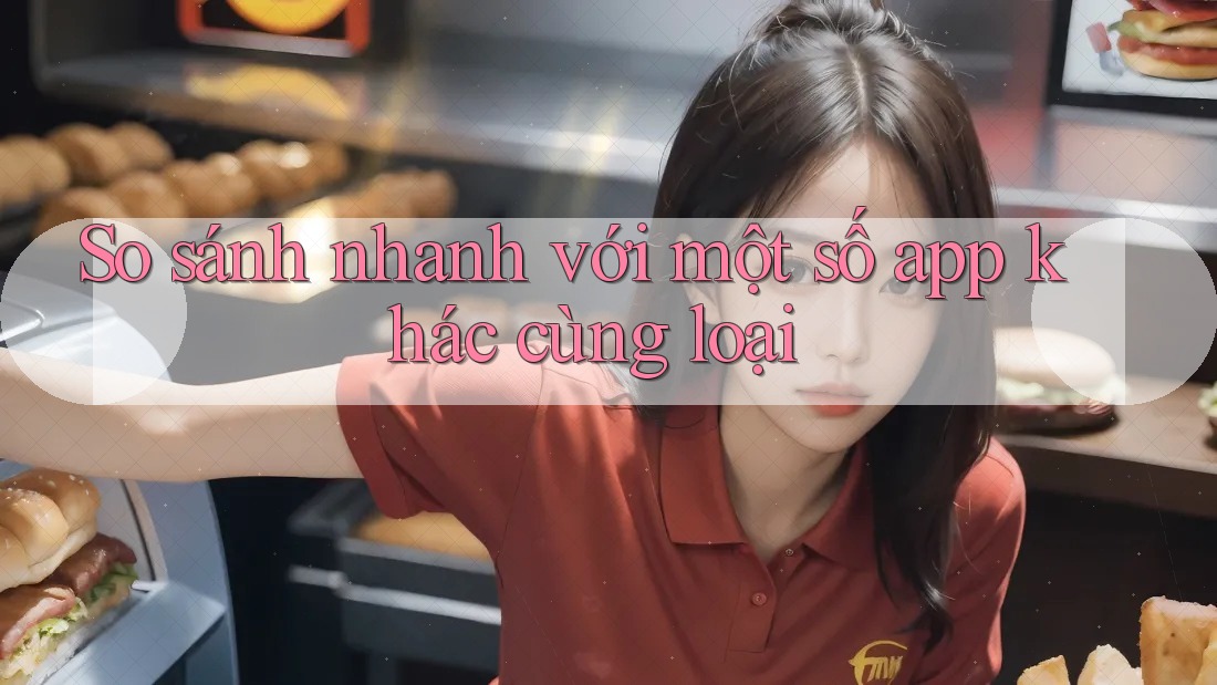 So sánh nhanh với một số app khác cùng loại