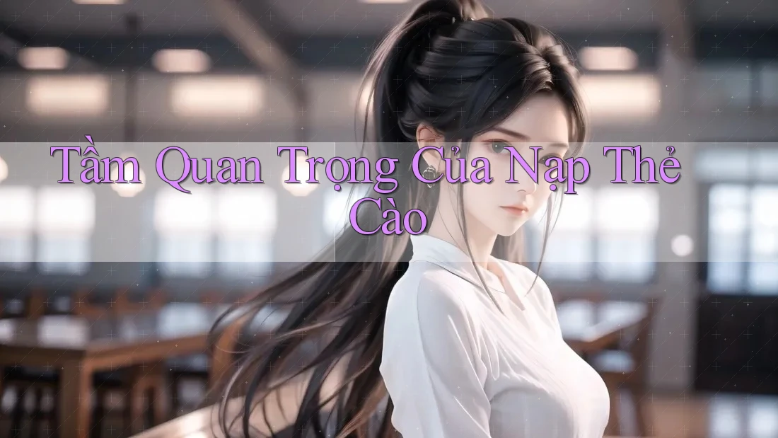 Tầm Quan Trọng Của Nạp Thẻ Cào