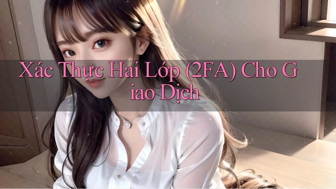 Xác Thực Hai Lớp (2FA) Cho Giao Dịch